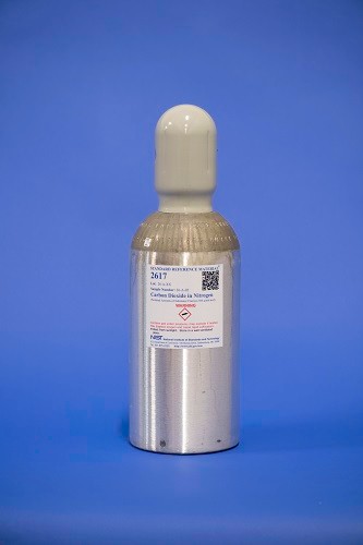 SRM 2617  氮氣中的二氧化碳標準品(公稱含量為500毫微升/摩爾)