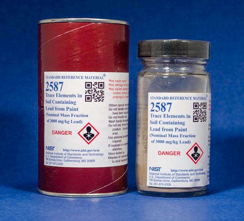 SRM 2587  涂料中含鉛土壤中的微量元素(名義質量分數為3000 mg/kg鉛)