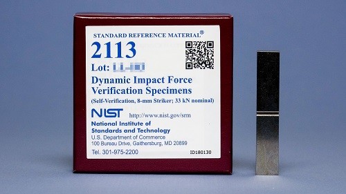 SRM 2113  動態沖擊力驗證樣本(自驗證，8毫米前鋒；33 kN標稱)