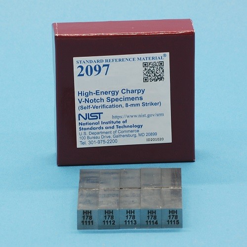 SRM 2097  高能Charpy V-缺口標(biāo)本(自驗證，8毫米射手)